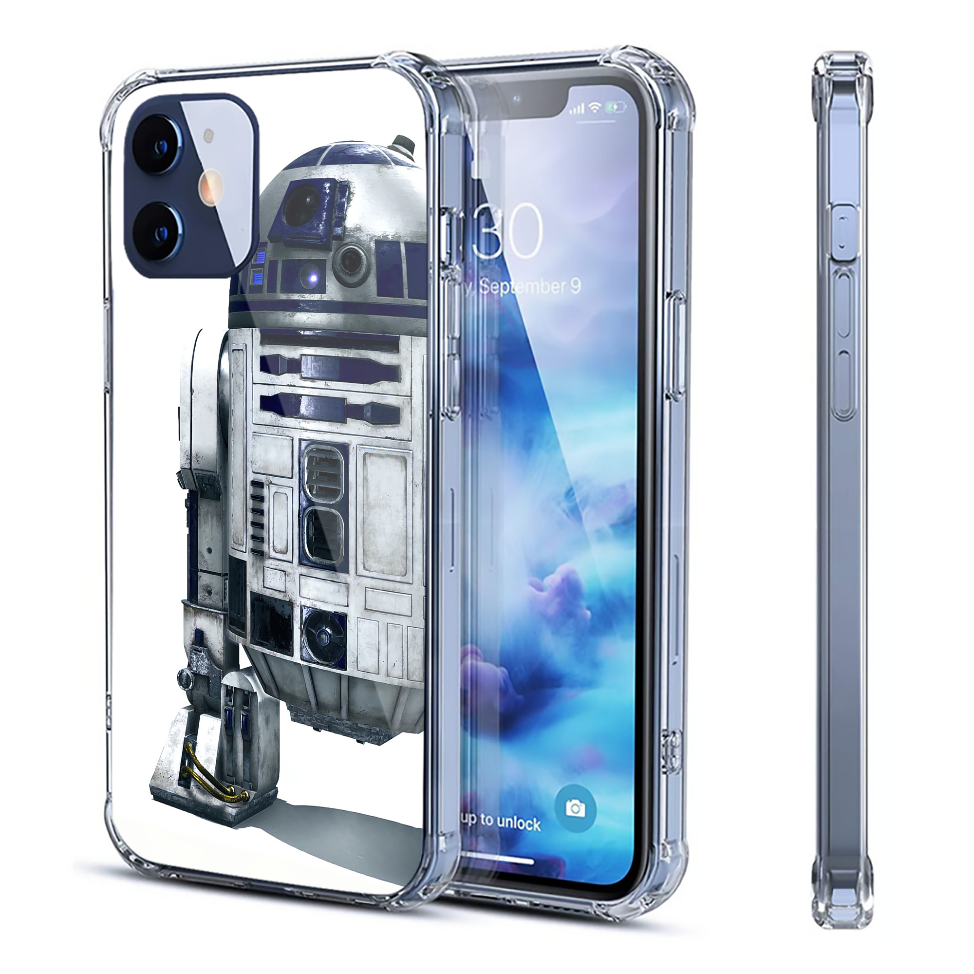（画像用） スター・ウォーズ Star Wars 【iPhone 12シリーズ対応】透明スマホケース（クリアソフトケース）